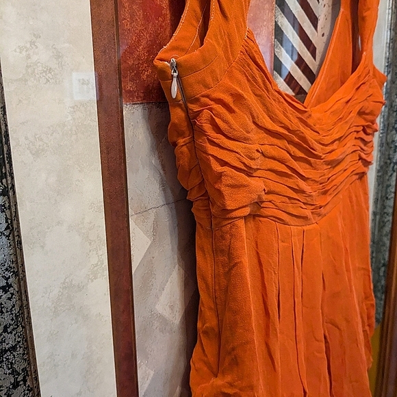 Carmelo Orange Gown